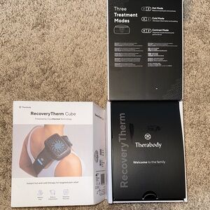 Therabody RecoveryTherm Cube for hot, cold & contrast therapy.New Item.